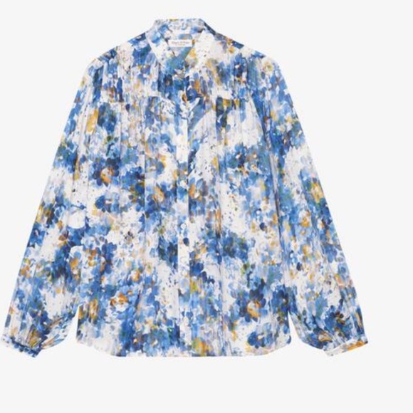 Marc O'Polo  Volume Sleeve Blouse XS - Picture 2 of 11